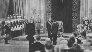Designación de Aimón como rey de Croacia el 18 de mayo de 1941