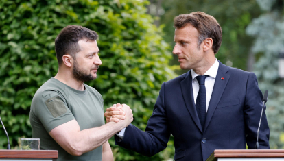 Zelenski Macron Ucrania Francia