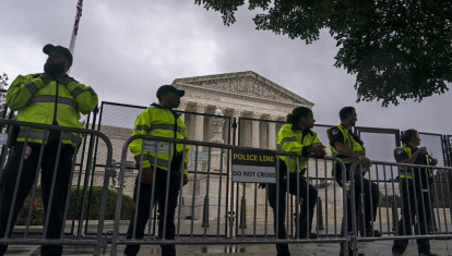 Imagen de la Corte Suprema de Estados Unidos minutos antes del fallo