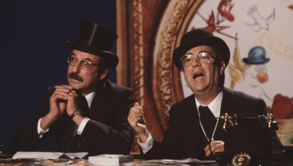Tip y Coll en una de sus actuaciones
LUIS SANCHEZ POLAK( 1926-1999) Y JOSE LUIS COLL(1931-2007)
DUO HUMORISTA ESPAÑOL CREADO AÑO 1967