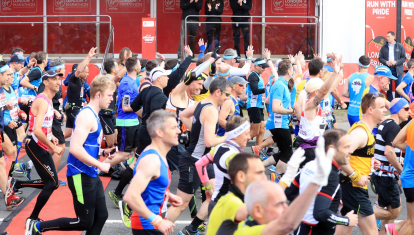 Imagen del maratón de Londres en su edición de 2017