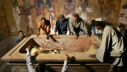 La tumba del faraón Tutankamón en el Valle de Los Reyes en Luxor