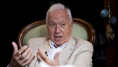 José Manuel García-Margallo, durante la entrevista de El Debate