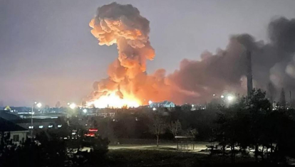 Explosión en la ciudad de Kiev