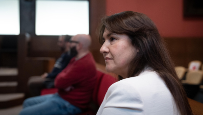 La presidenta de Junts, Laura Borràs, durante un juicio