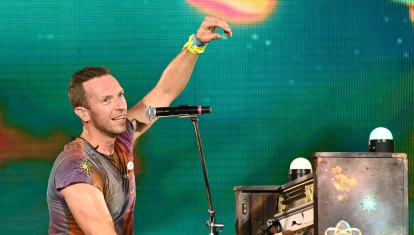 El cantante de Coldplay, Chris Martin