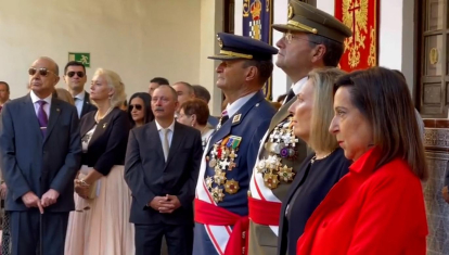 El emotivo canto en memoria de los miembros de las Fuerzas Armadas fallecidos en acto de servicio