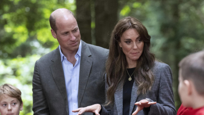 Britain's Prince William and Kate Middleton, Princess of Wales visits Madley ForestSchool in Vowchurch, Herefordshire, Britain September 14, 2023.
