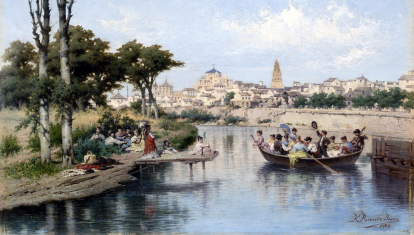 'Domingo en Córdoba a orillas del Guadalquivir', de Rafael Romero Barros