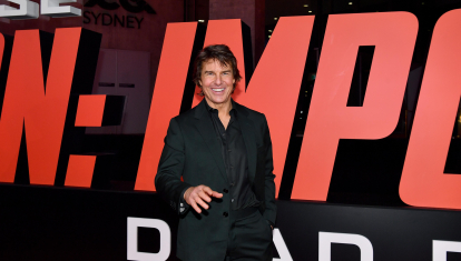 El actor Tom Cruise en la presentación de la última entrega de «Misión Imposible»