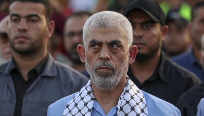 El jefe del ala política de Hamás en la Franja de Gaza, Yahya Sinwar