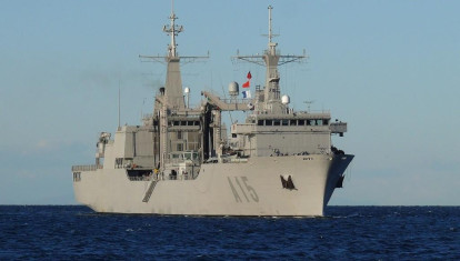 El Buque de Aprovisionamiento de Combate Cantabria (BAC) Cantabria