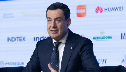 El presidente de la Junta de Andalucía, Juanma Moreno, en una imagen de archivo