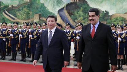 El presidente chino, Xi Jinpingm y su homólogo venezolano, Nicolás Maduro