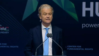 Geert Wilders, en CPAC Hungría 2024