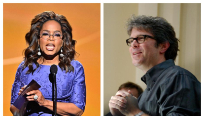 Oprah Winfrey y Jonathan Franzen