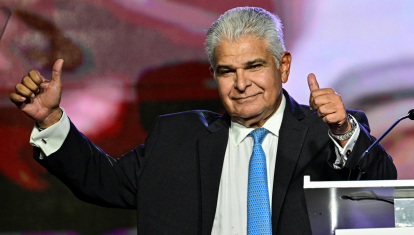 José Raul Mulino, candidato a la presidencia de Panamá por el partido Realizando Metas