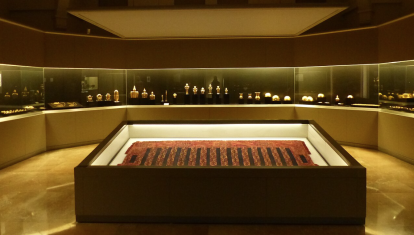 Piezas del tesoro Quimbaya en el Museo de América de Madrid