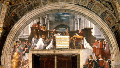 La misa de Bolsena, de Rafael Sanzio