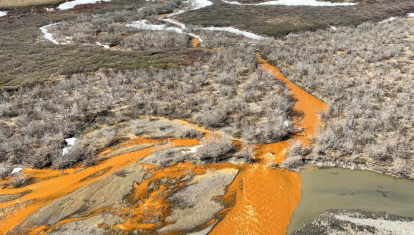 Ríos naranjas en Alaska