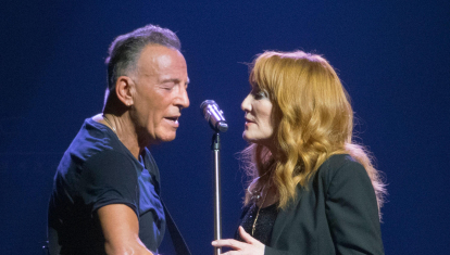 Singer Bruce Springsteen and Patti Scialfa of  the E Street Band in concert at Hard Rock Live in Hollywood, Florida, USA - 01 Feb 2023 *** Local Caption *** .