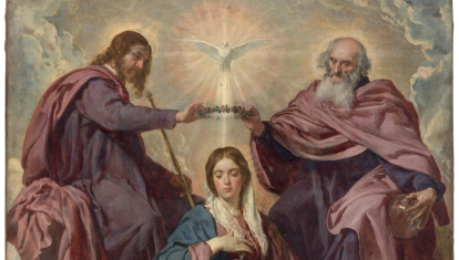 La coronación de la Virgen, de Diego Rodríguez de Silva y Velázquez