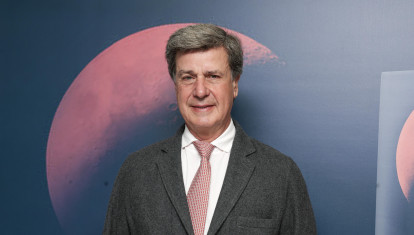 Cayetano Martinez de Irujo attending book premiere Luna Roja in Madrid on Thursday, 14 November 2024.