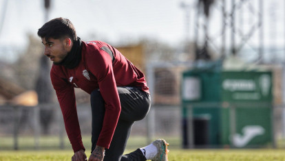 José Manuel Calderón en un entrenamiento