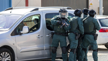 Imagen de archivo de un operativo de la Guardia Civil contra el narcotráfico en la provincia de Huelva