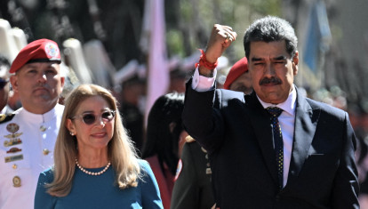 Nicolás Maduro y Cilia Flores