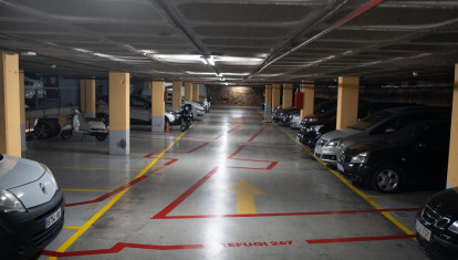 Plazas en un Garaje