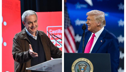 José Luis Rodríguez Zapatero y Donald Trump