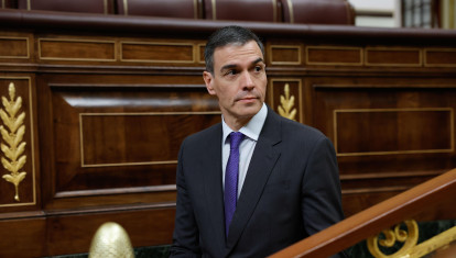 Pedro Sánchez, el pasado miércoles en el Congreso