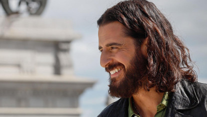 Jonathan Roumie, en al azotea del Four Seasons de Madrid