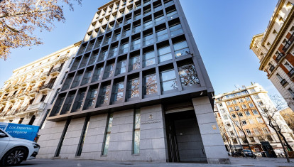 Vista de la fachada de la Audiencia Nacional