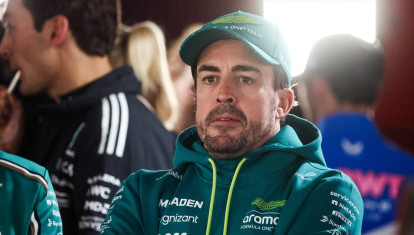 Fernando Alonso, durante el Gran Premio de Japón