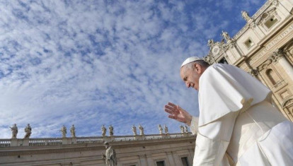 El Papa Francisco, en la plaza de San Pedro