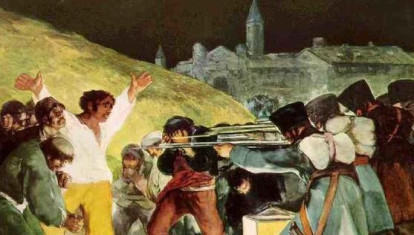 Imagen del cuadro de Goya de los Fusilamientos del 2 de mayo