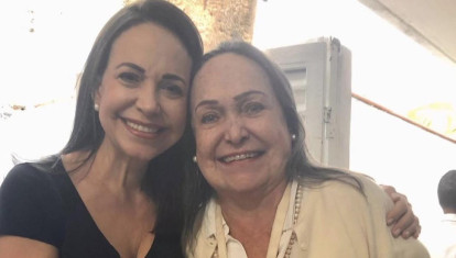 María Corina Machado y su madre Corina Parisca de Machado