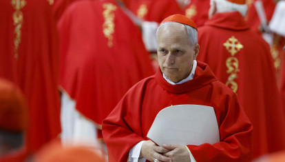 El cardenal Prevost, nuevo Papa León XIV, durante el Cónclave