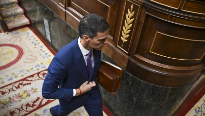 Pedro Sánchez, durante su comparecencia del miércoles en el Congreso