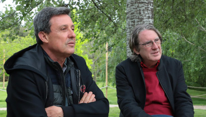 Ramón Martín y Julio Martí, directores del festival Noches del Botánico