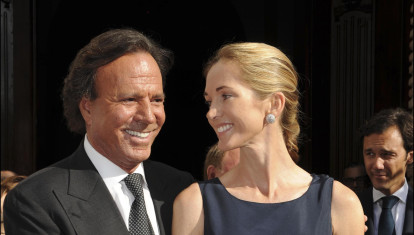 Miranda Rijnsburger y Julio Iglesias, en una imagen de archivo