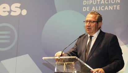 El presidente de la Diputación de Alicante, Toni Pérez