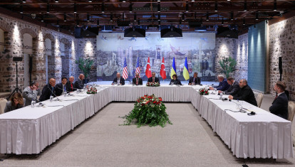 Delegaciones de Rusia y Ucrania en Estambul, Turquía