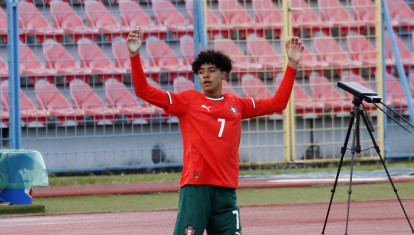 Cristiano Ronaldo Junior, durante el Torneo Internacional Vlatko Markovic