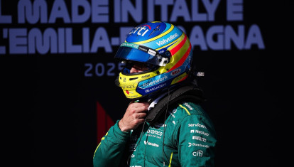 Alonso en el Gran Premio de Italia