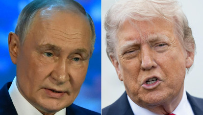 El presidente de Estados Unidos, Donald Trump, y el presidente de Rusia, Vladimir Putin