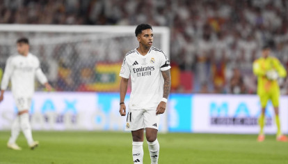 Rodrygo Goes, en un partido con el Real Madrid esta temporada
