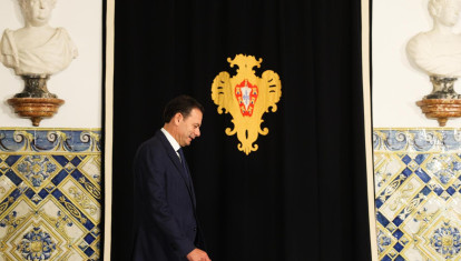 Luís Montenegro tras su reunión con el presidente de Portugal
